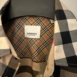 Authentic Boys Burberry button up shirt size 14